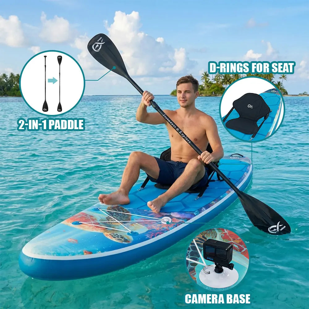InnoExpo Inflatable SUP Board Non Slip Premium for Adults