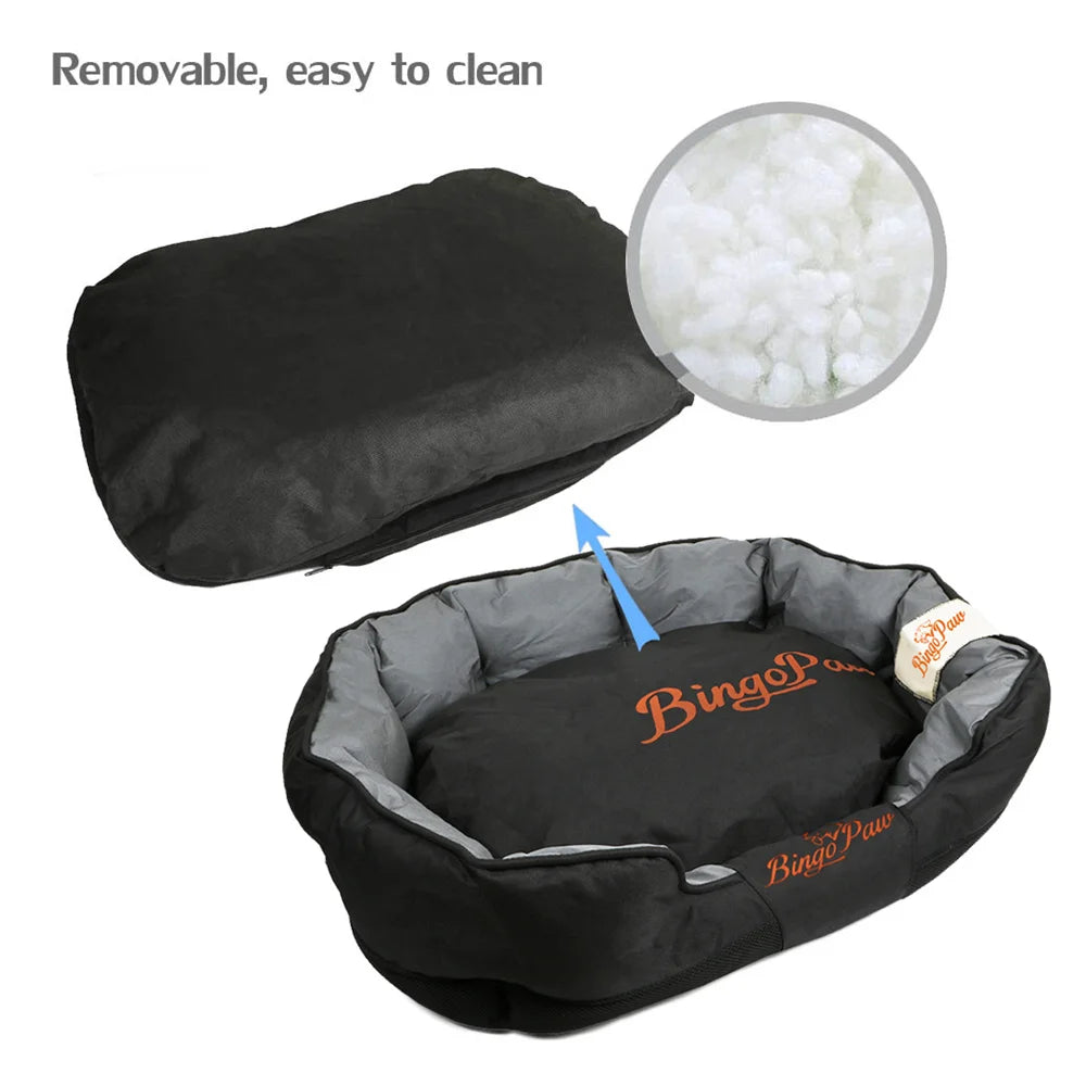 BORWART Orthopedic Waterproof Dog Bed With Washable Cover