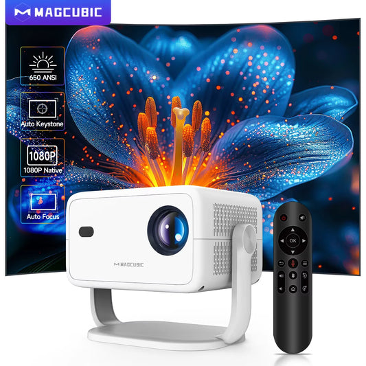 Magcubic 650ANSI L018 Auto Focus Android 14 WiFi6 Portable Projector