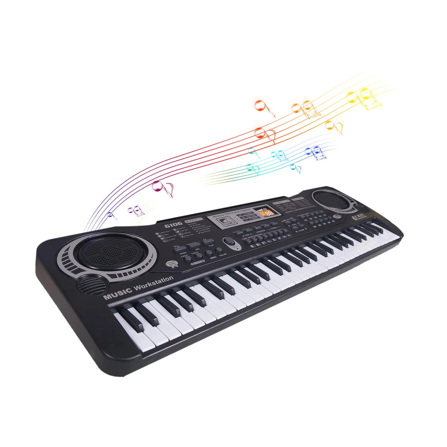 61 Key Digital Keyboard Electronic Piano For Beginners