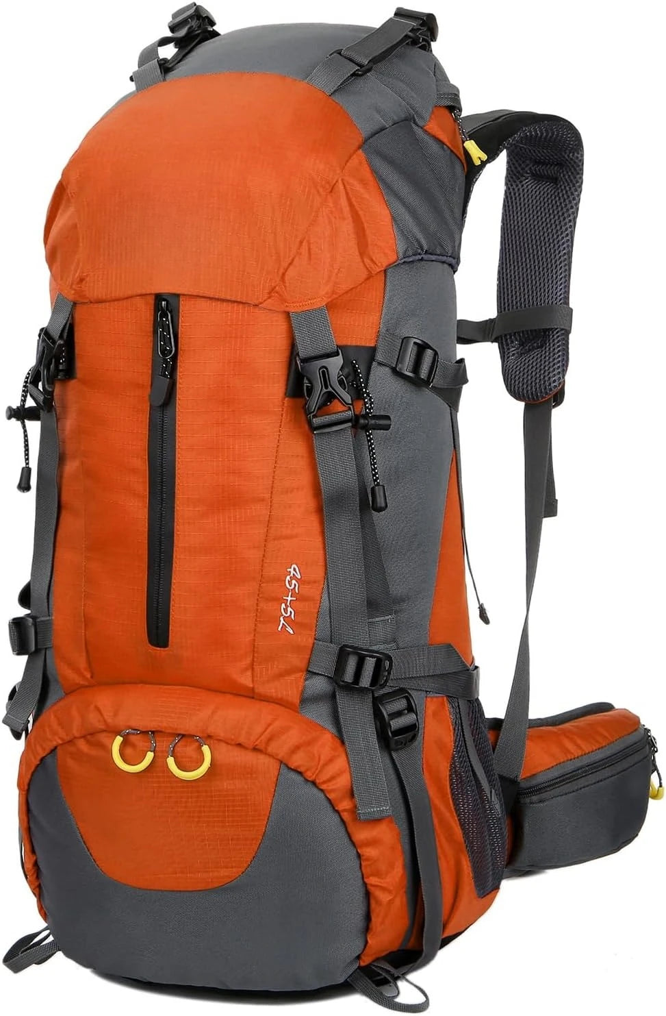 Lightweight Expandable Hiking Backpack With Detachable Rain Cover