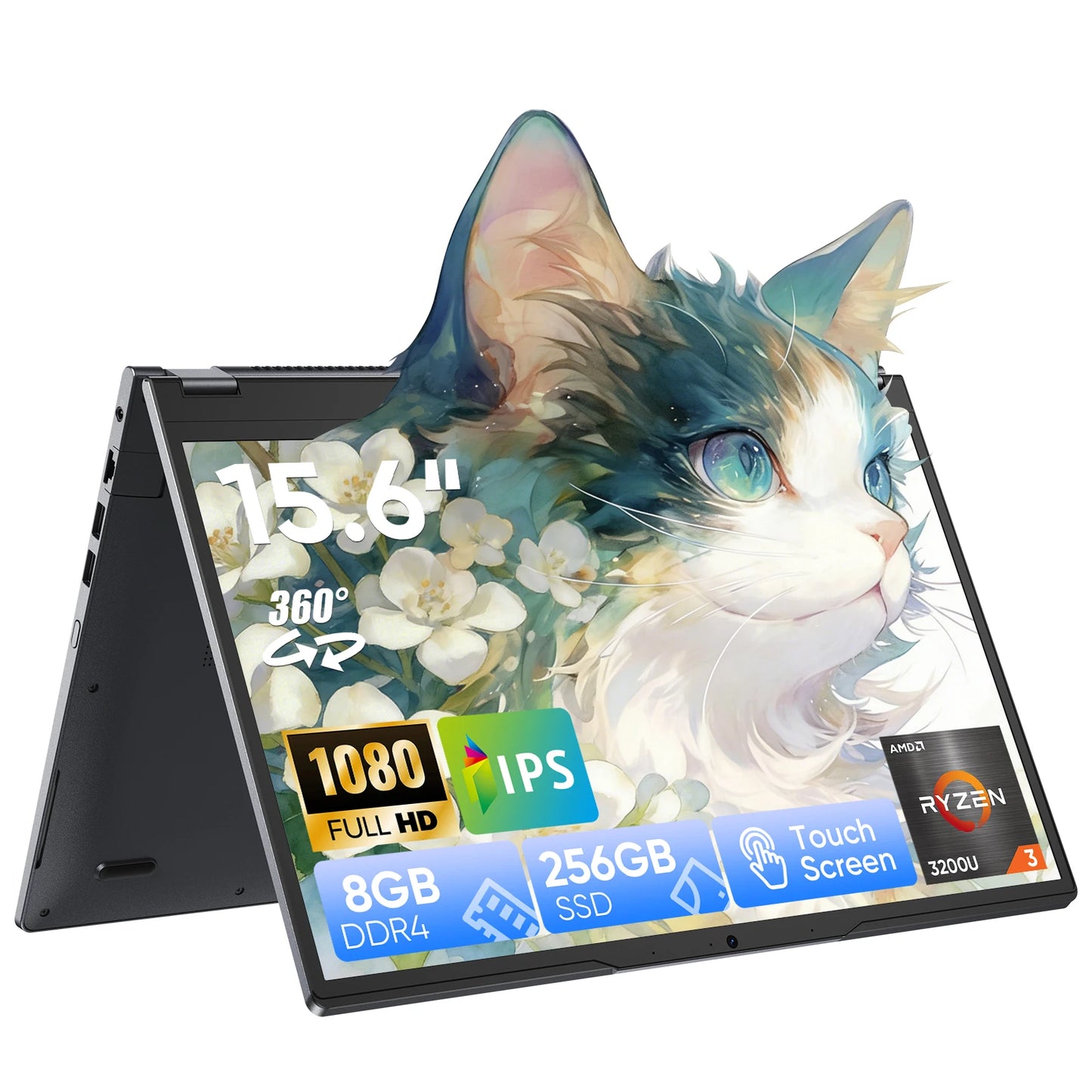 Z ZENAERO 2in1 Laptop Ryzen 3 3200U CapacitiveTouchscreen