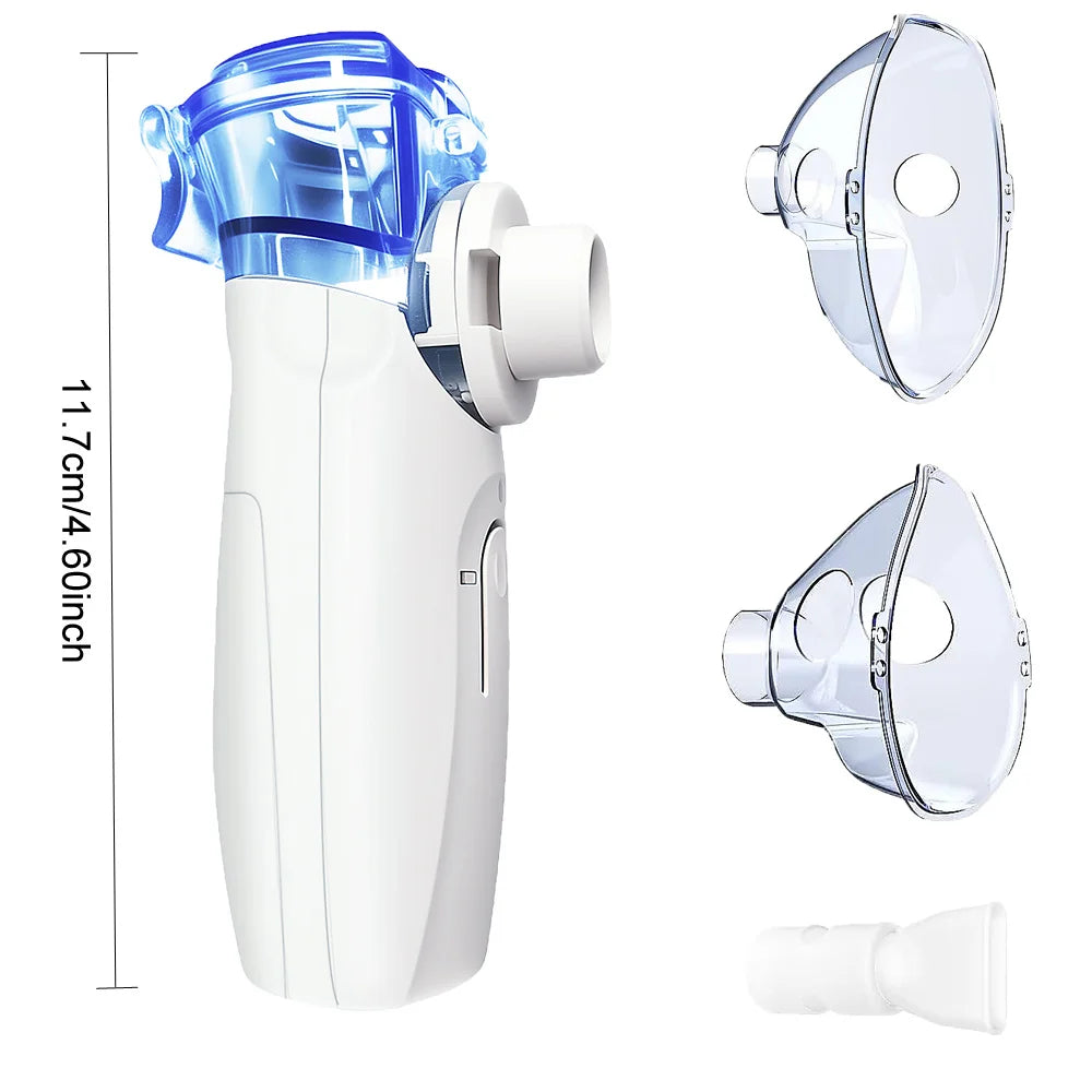 Handheld Mesh Nebulizer Portable Dual Mode Self Cleaning For Adults