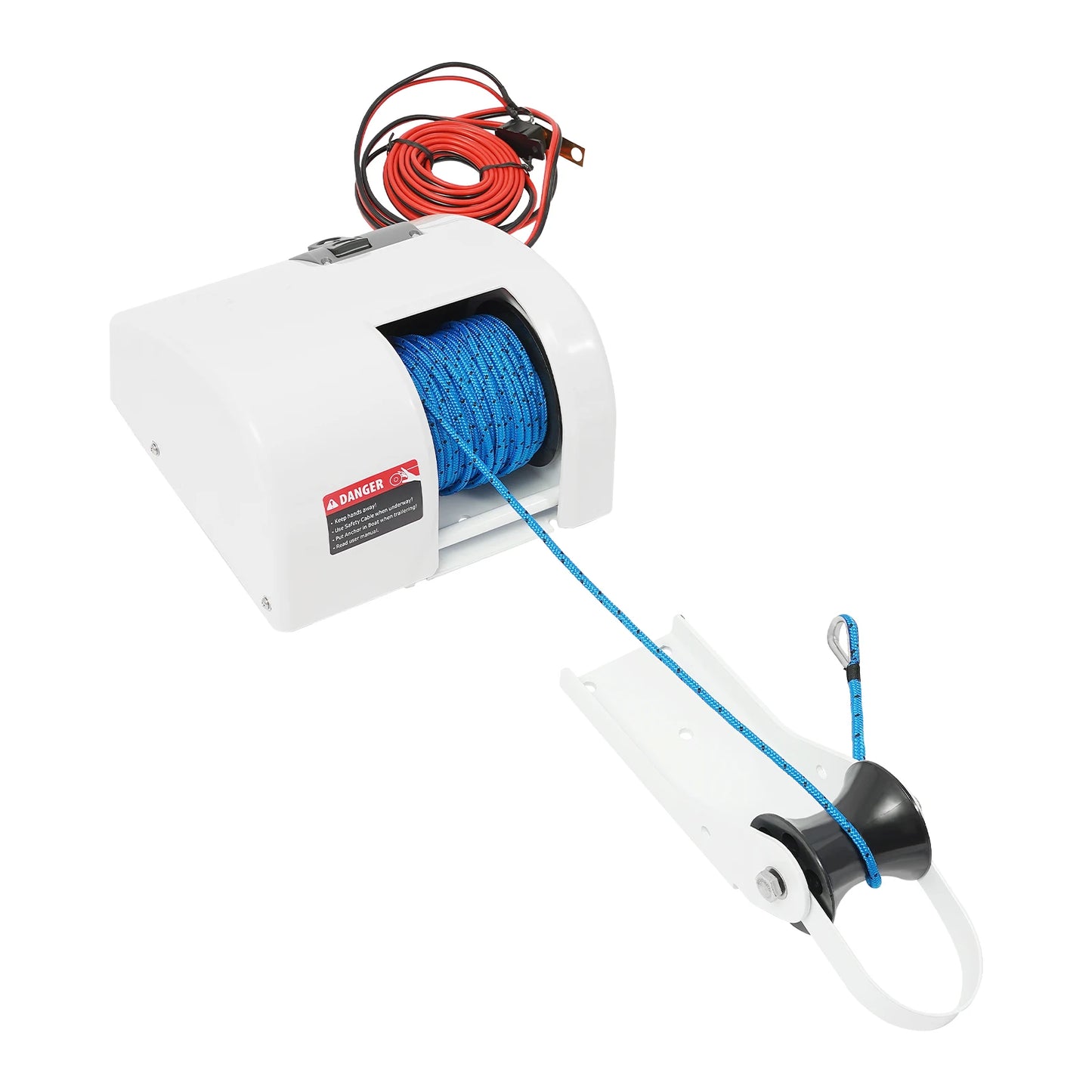 Electric Boat Anchor Winch 12V Windlass Kit With Remote Control