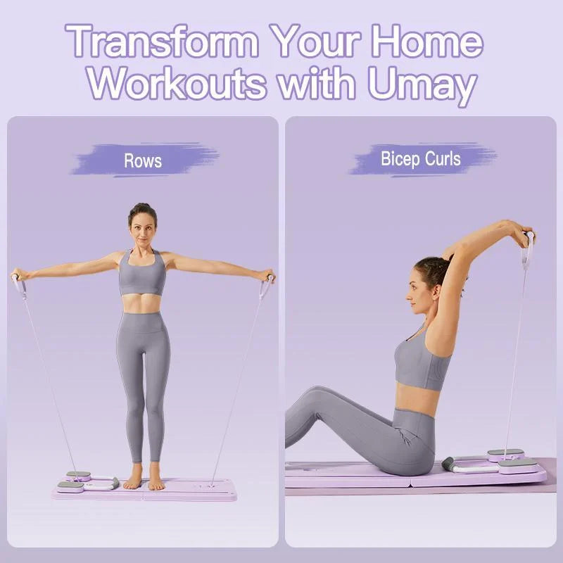 Umay Multifunctional Pilates Board With Timer Foldable Abdominal Trainer