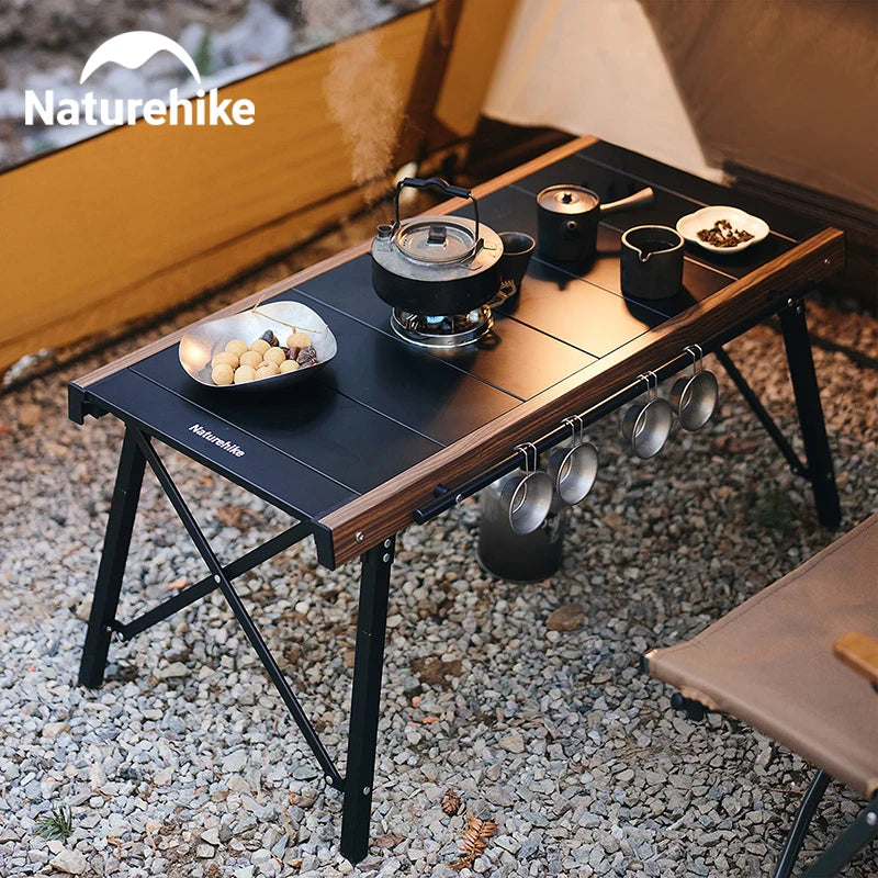 Naturehike Camping Folding Aluminum IGT Table Portable BBQ Grill Cooking
