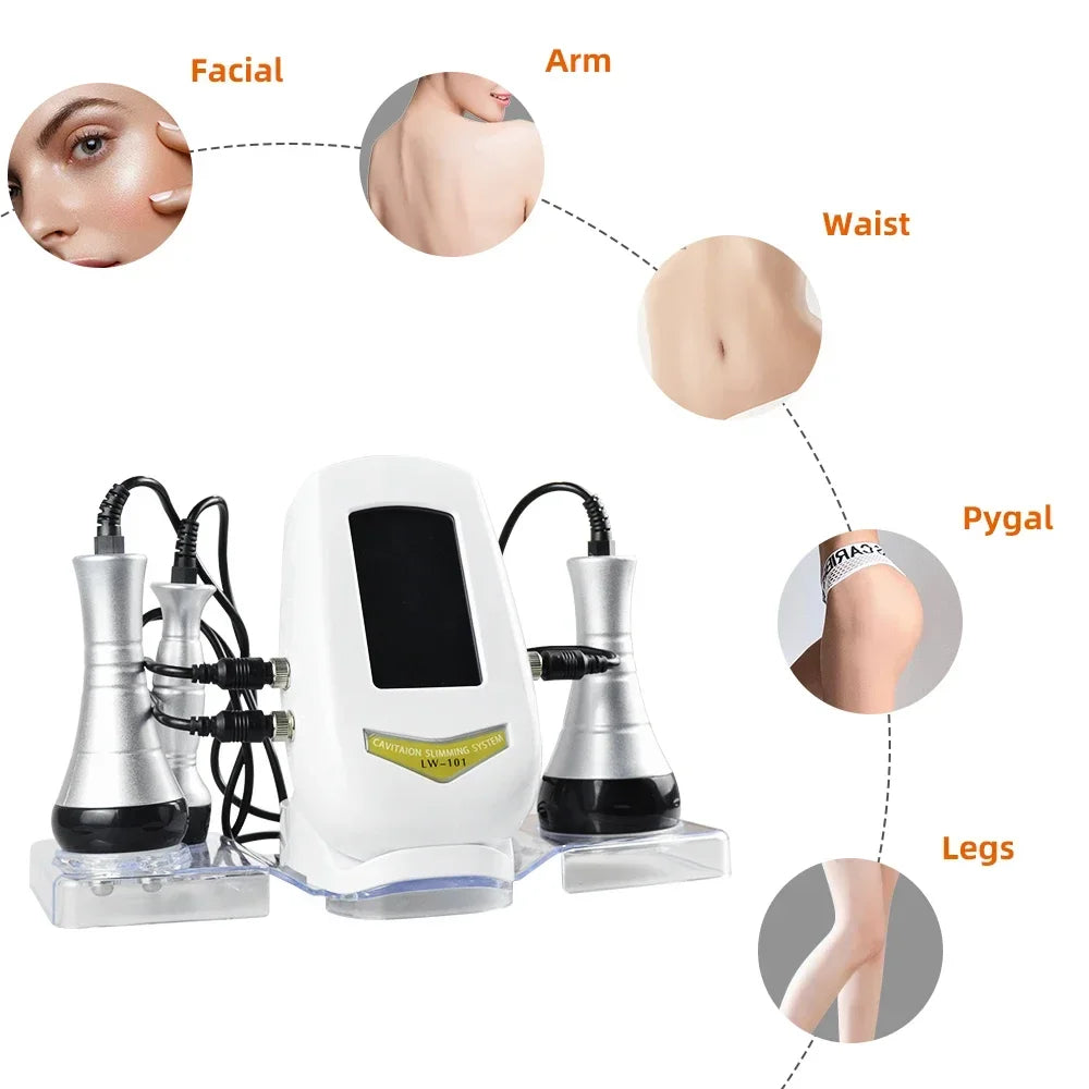 Moonic 3in1 Cavitation Massage Device For Facial Body Tightening