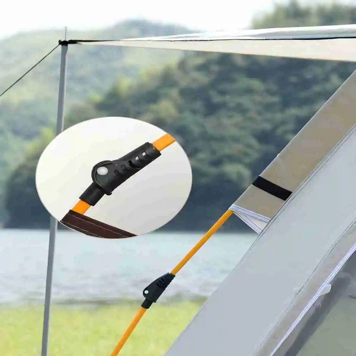 Pakicetus Outdoor Sunshade Camping Tent for 3 to 4 People Two Doors