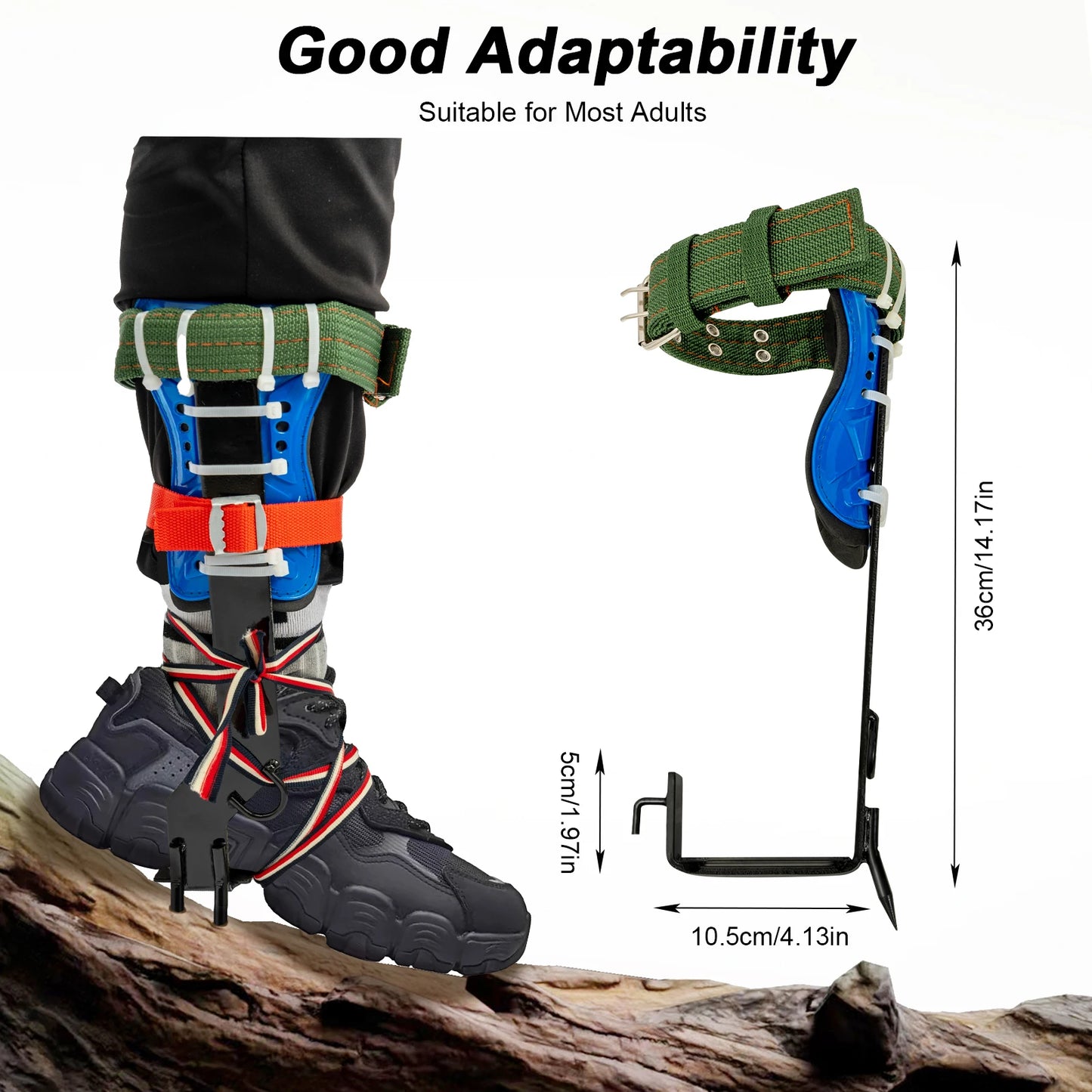 Professional Tree Climbing Spikes Kit with Safety Belt Harness
