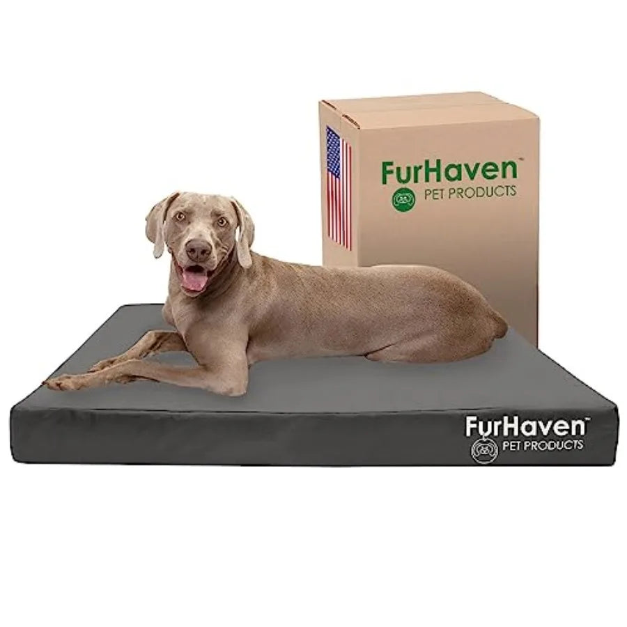 Water Resistant Cooling Gel Dog Bed For Large Dogs With Removable Washable Cover Indoor Outdoor