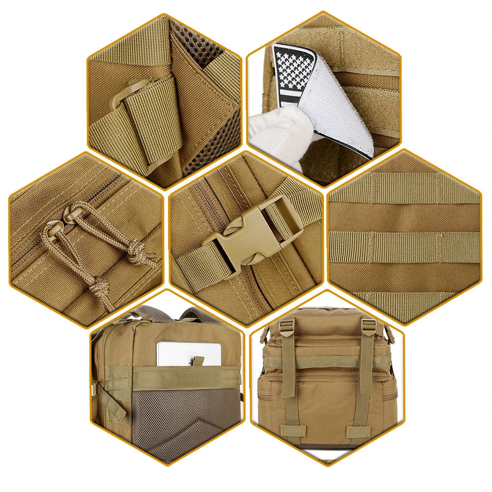 ReFire Gear Tactical Backpack Molle Edc Trekking Outdoor Pack