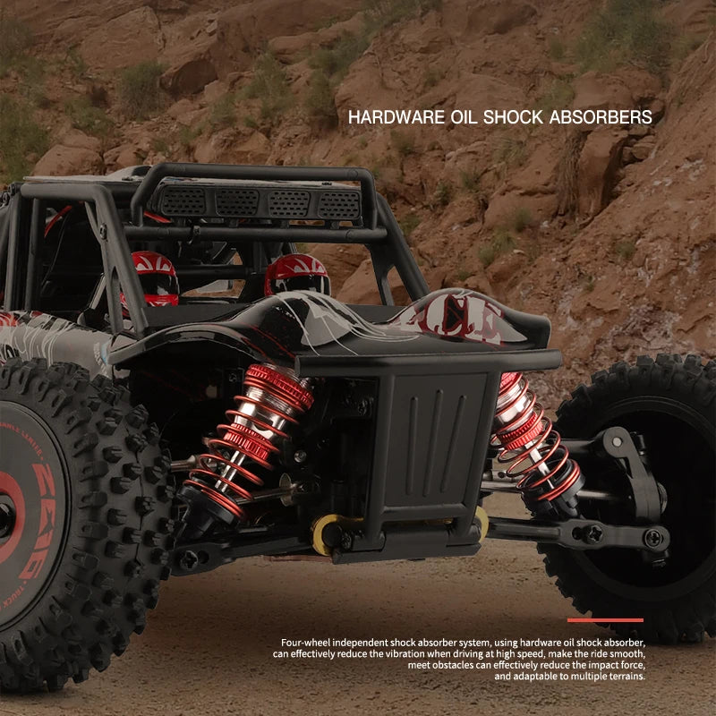 WLtoys 124016 RC Car Remote Control High Speed 75kmh 4WD Off Road Electric Truck For Kids Durable Racing Toy