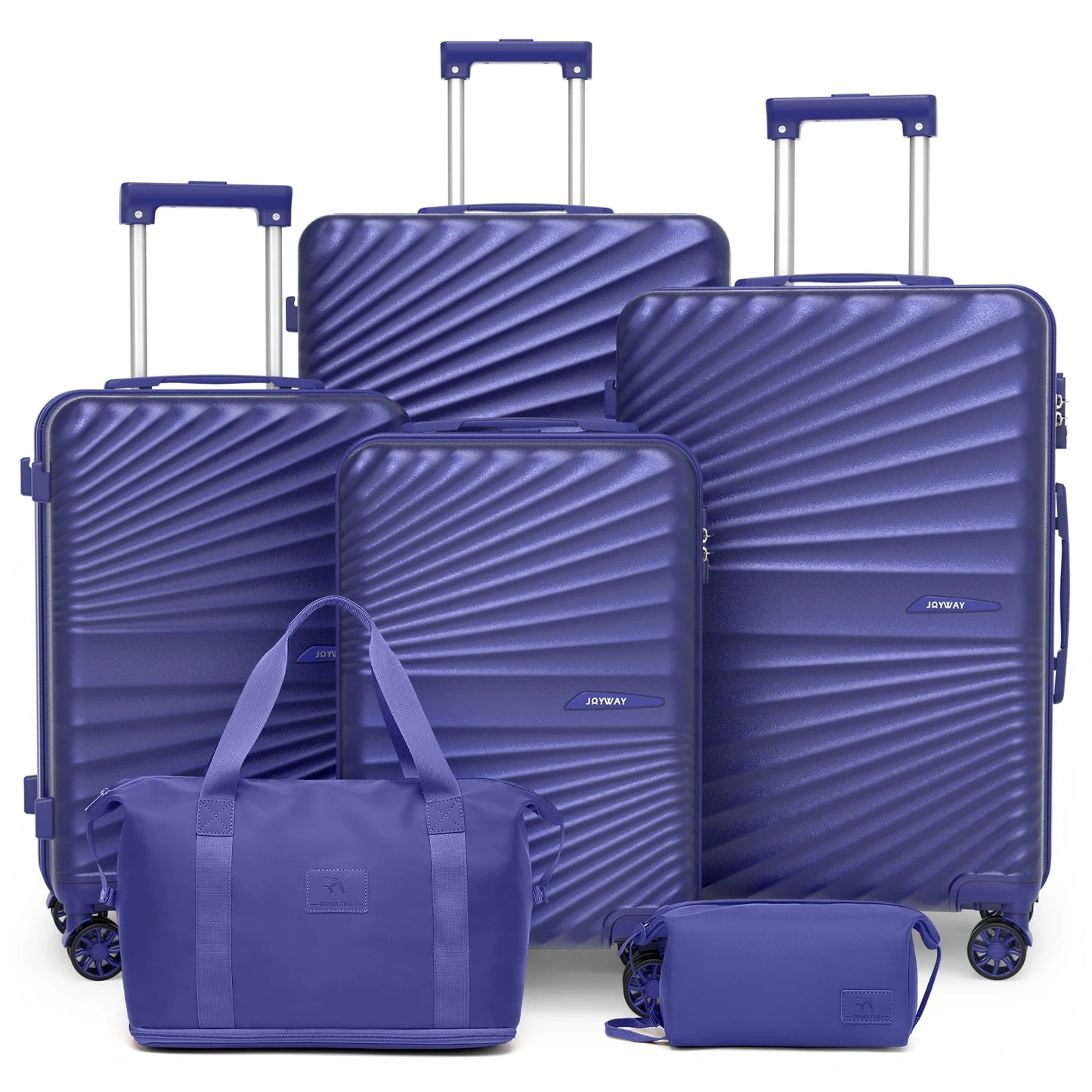 Joyway 6 Piece Travel Luggage Set with Expandable Spinner Wheels