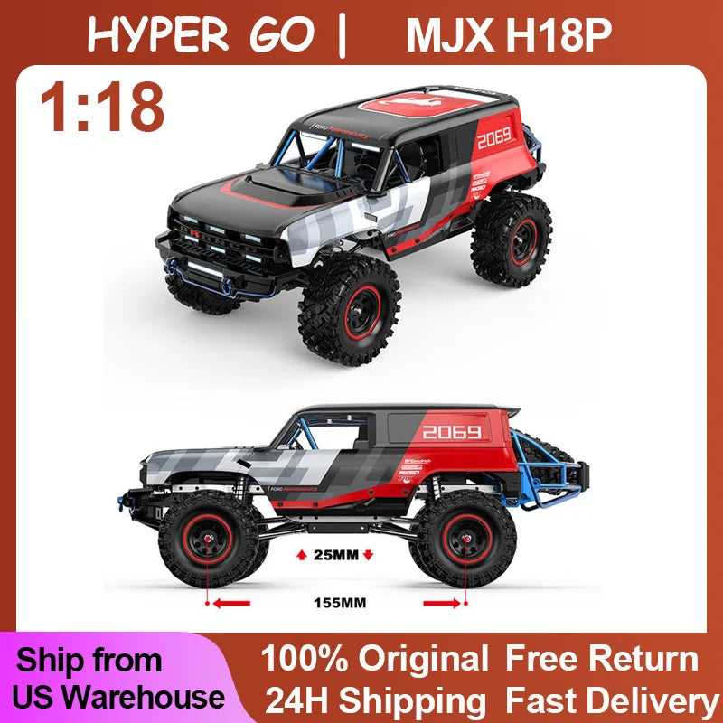 Jyscend Hyper Go MJX H18P Brushless Remote Control Car Off Road