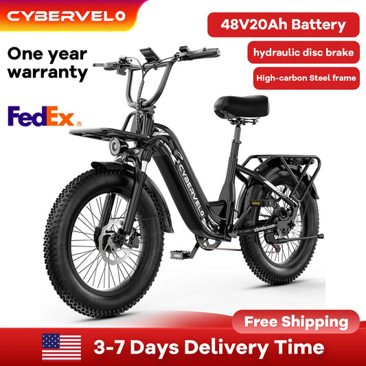 CYBERVELO EK8 Off Road Electric Bike 1000W 20Ah Battery