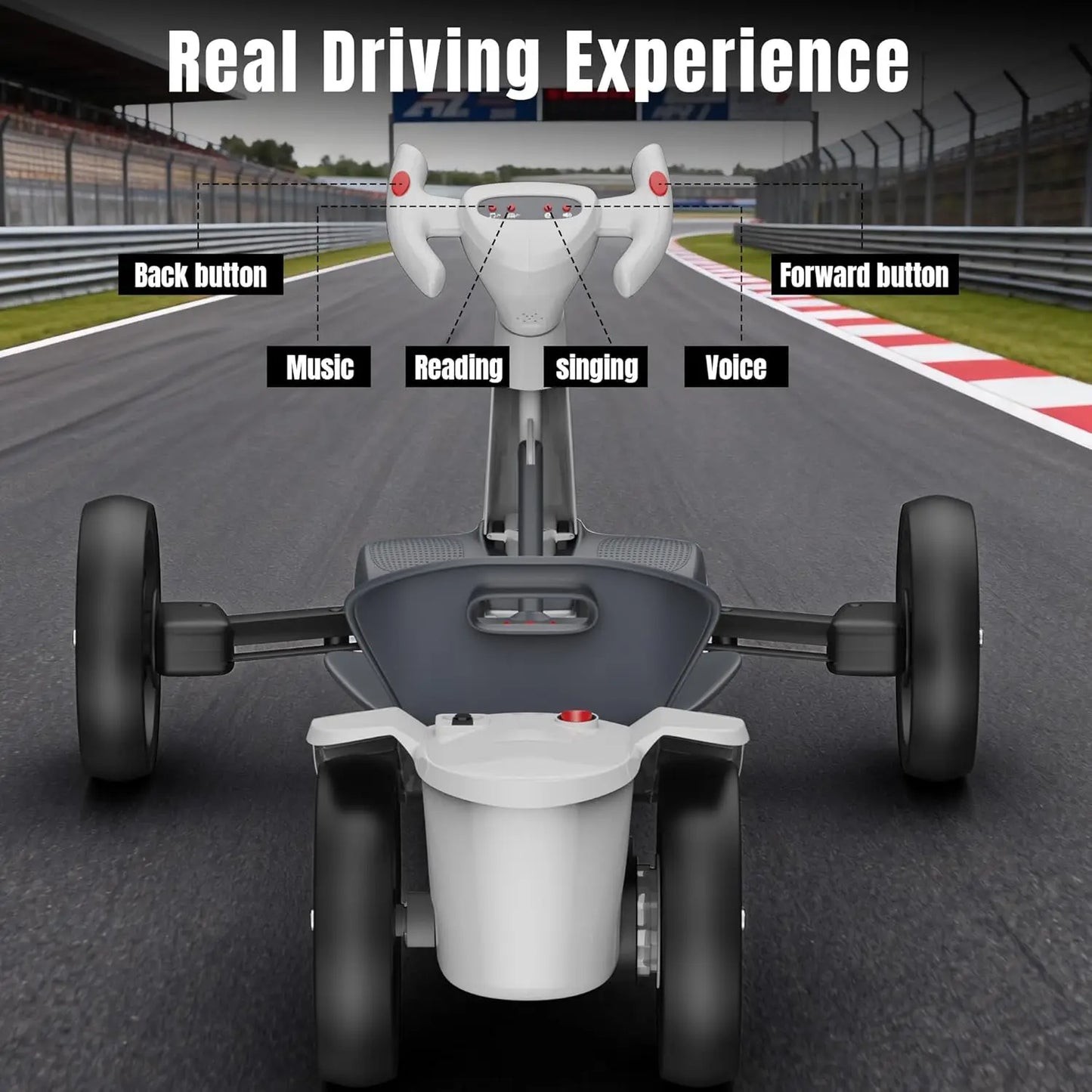 Foldable Remoto Electric Go Kart With Bluetooth