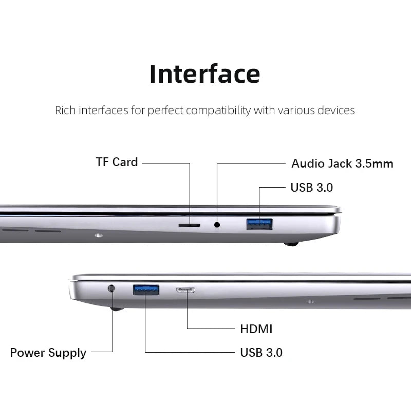 Xiaman 14.1 Inch Windows 11 Pro Laptop Computer