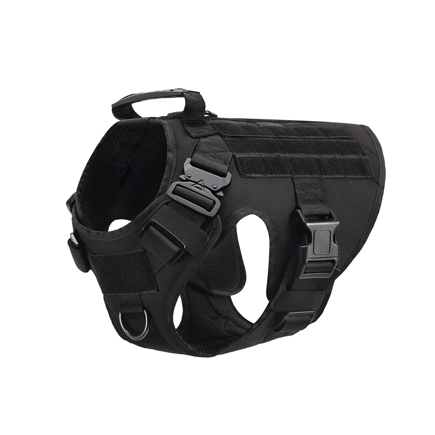MOLLE Tactical Dog Harness With Padded Quick Release Buckles