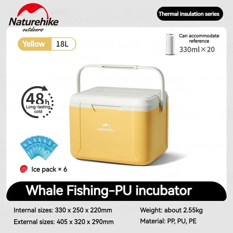 Naturehike Portable Insulated Cooler Box For Outdoor Picnics And Barbecues