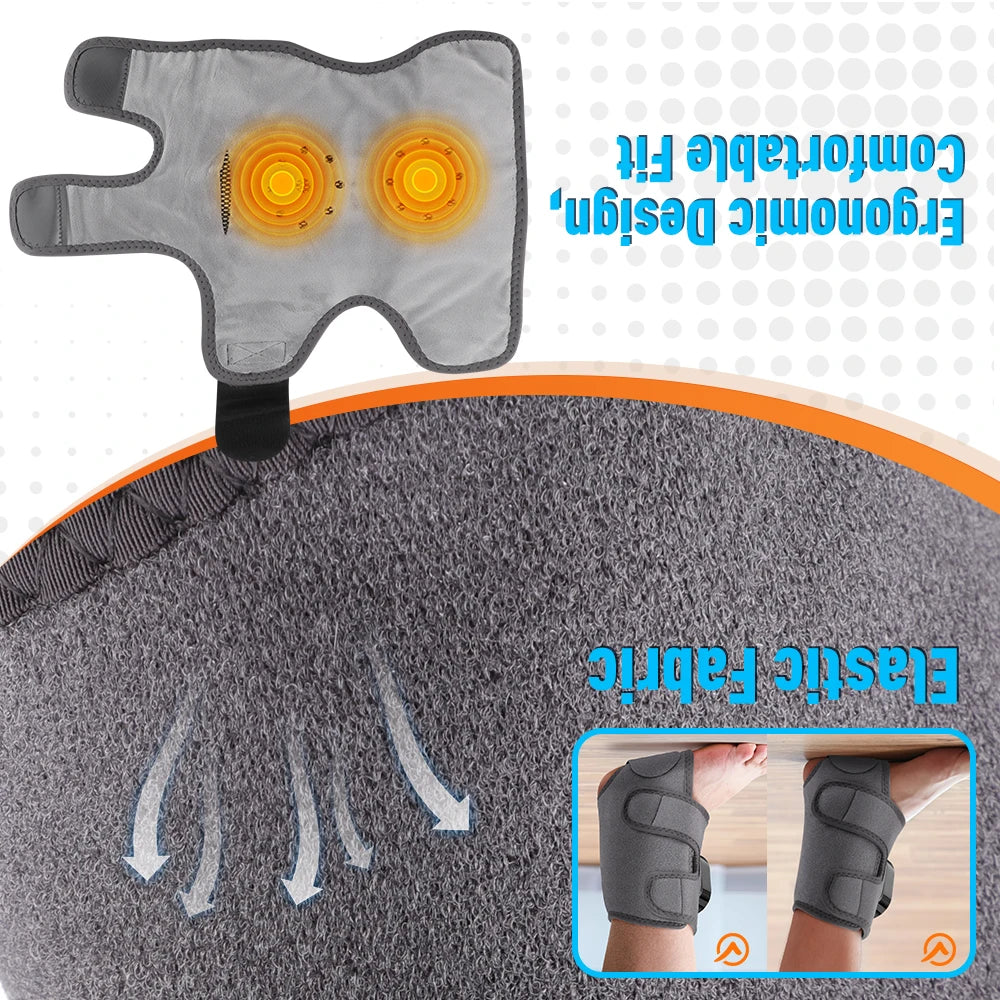 Moajaza 3 In 1 Cordless Heated Ankle Massager For Foot
