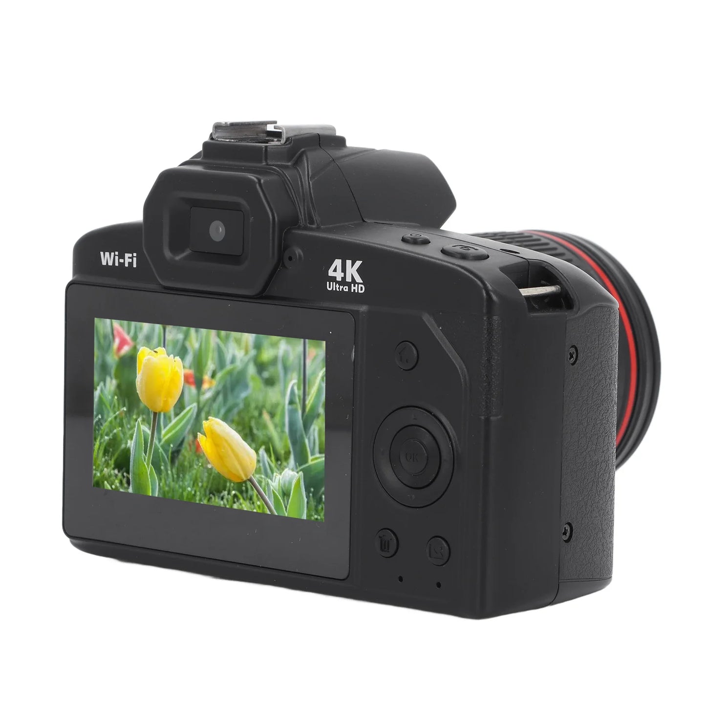 Digital Camera 4K Video Night Vision Wireless Dual Camcorder With Memory Card