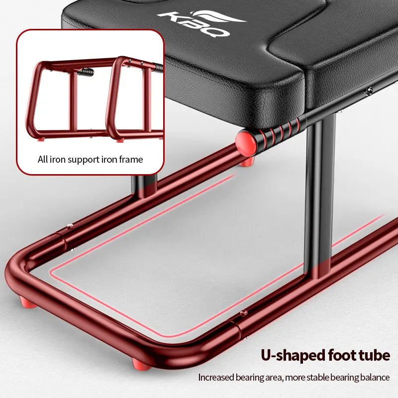KBQ Multifunctional Yoga Inverted Stool With Double Armrests