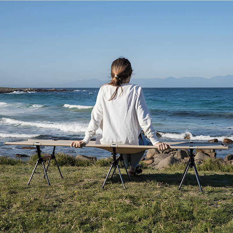 Westtune Ultra Light Aluminum Alloy Portable Folding Marching Bed Camping