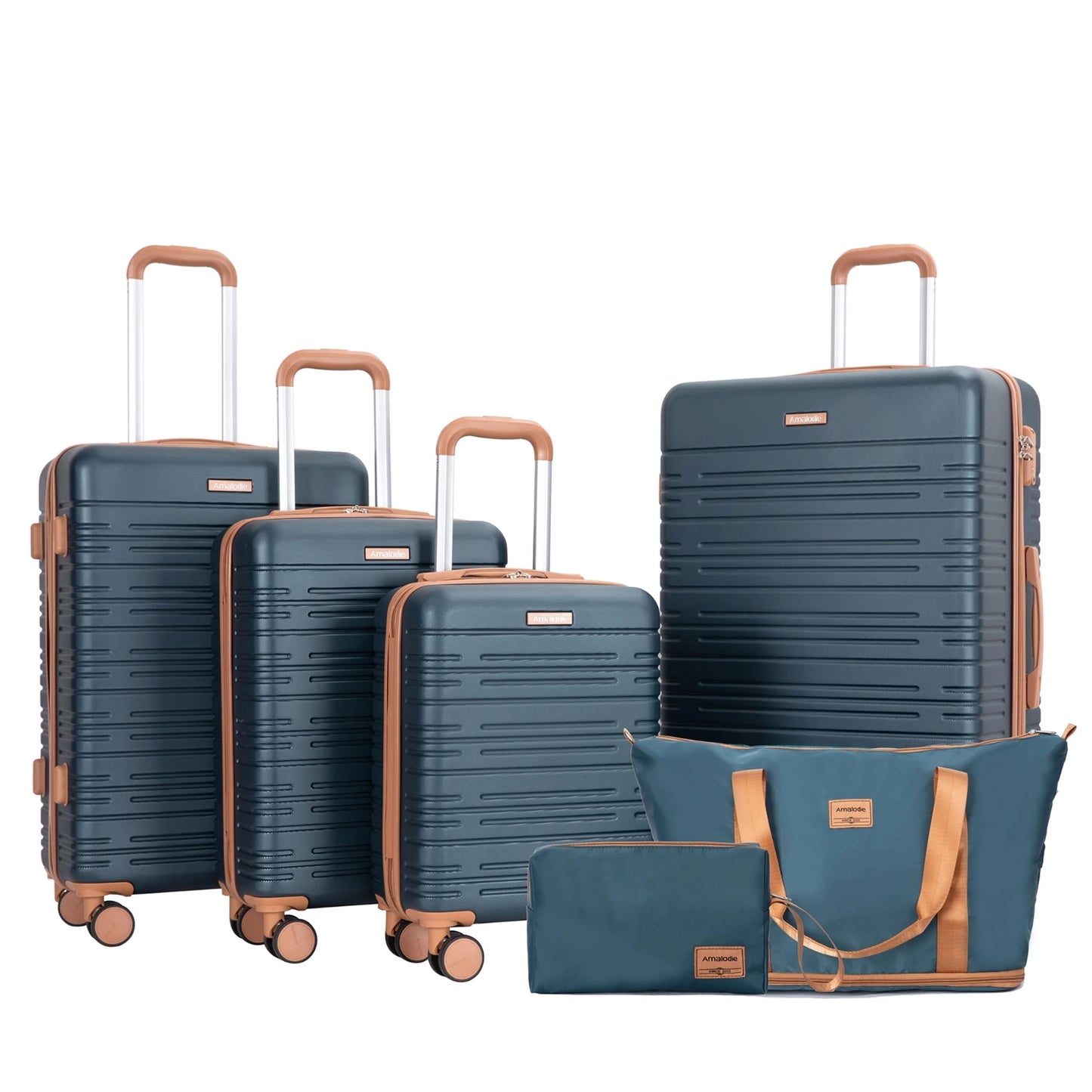 TRIPCOMP Luggage Set With Double Spinner Wheels And TSA Lock