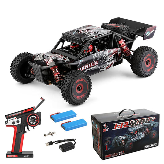 WLtoys 124016 RC Car Remote Control High Speed 75kmh 4WD Off Road Electric Truck For Kids Durable Racing Toy