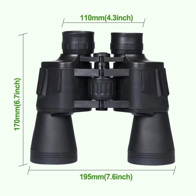 20x50 Binoculars For Adults Central Focus Bird Watching FMC Optics