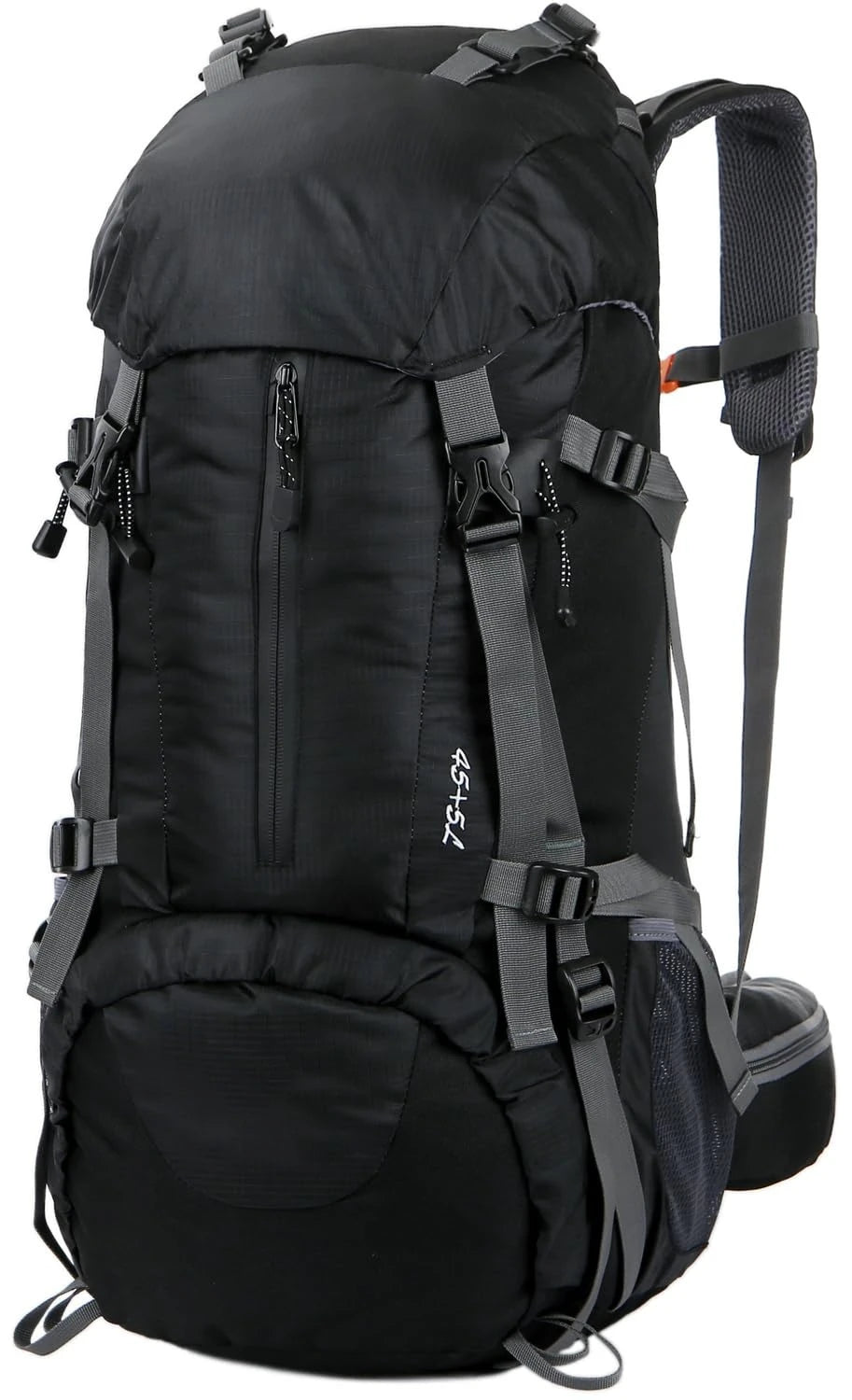 Lightweight Expandable Hiking Backpack With Detachable Rain Cover