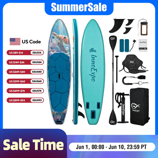 InnoExpo Inflatable SUP Board Non Slip Premium for Adults