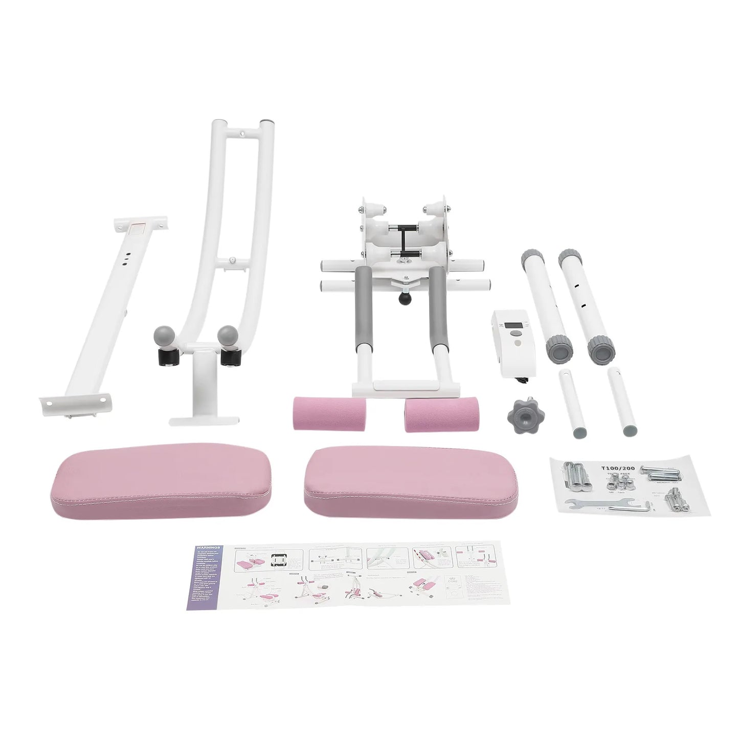 Premium Foldable Dual Arc Ab Trainer Digital Led Display Console