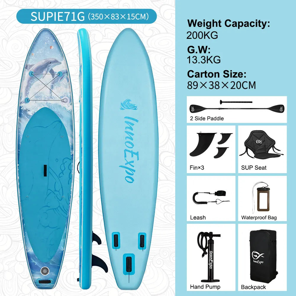 InnoExpo Inflatable SUP Board Non Slip Premium for Adults