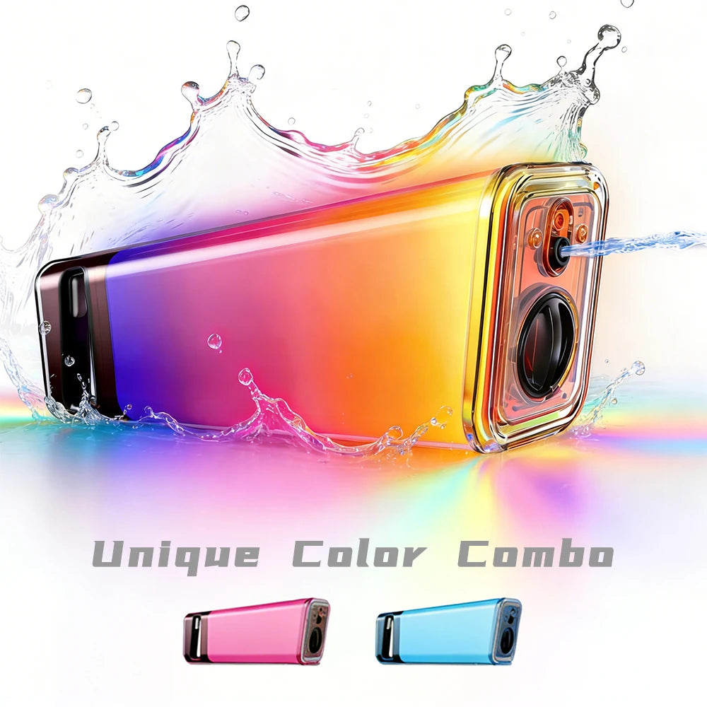 Gradient Light Up Musical Water Blaster Rechargeable Electric Water Gun For Kids And Adults Beach Toy