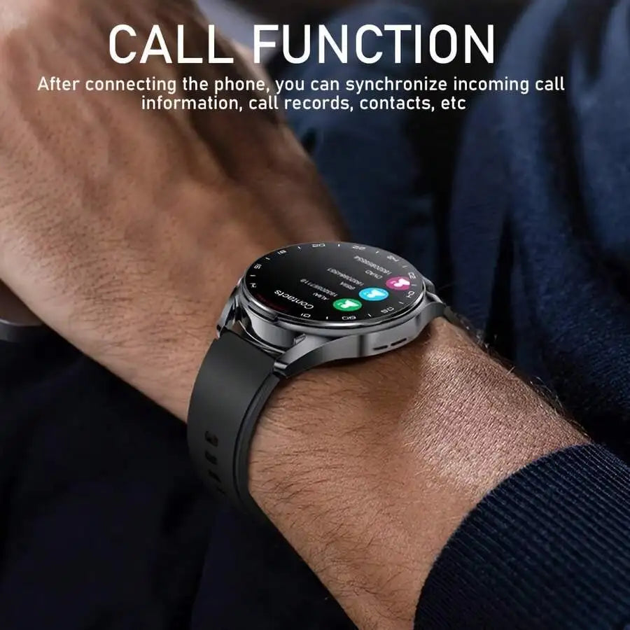 Smartwatch With Earbuds, 1.46-Inch Full Touch Screen, Wireless Voice Calling, Multiple Sports Mode Tracking, Weather Reminder, Message Reminder, DIY Watch Face, Smart Watch For Android And IOS