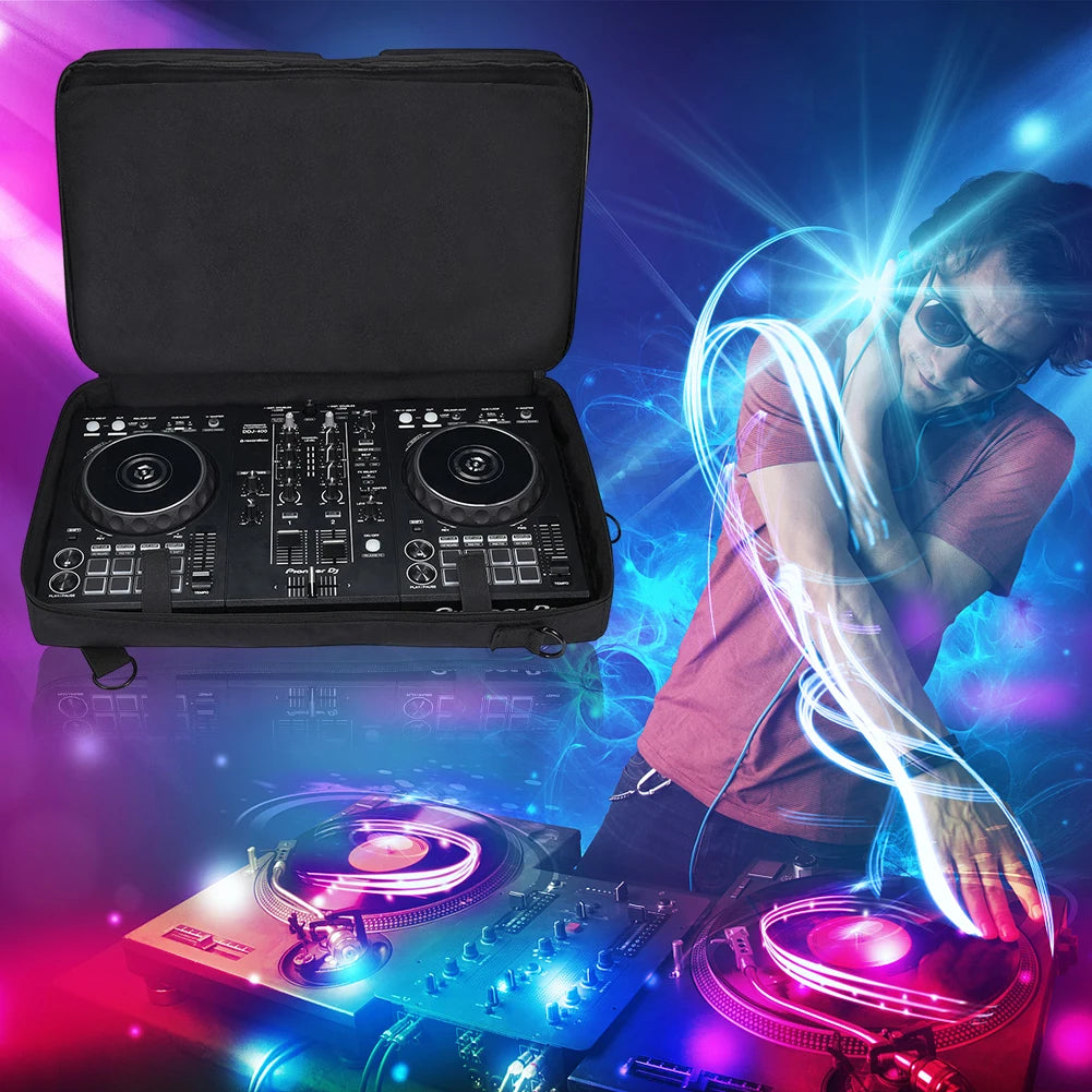 Shunmaii Portable DJ Controller Padded Storage Bag Dustproof Case
