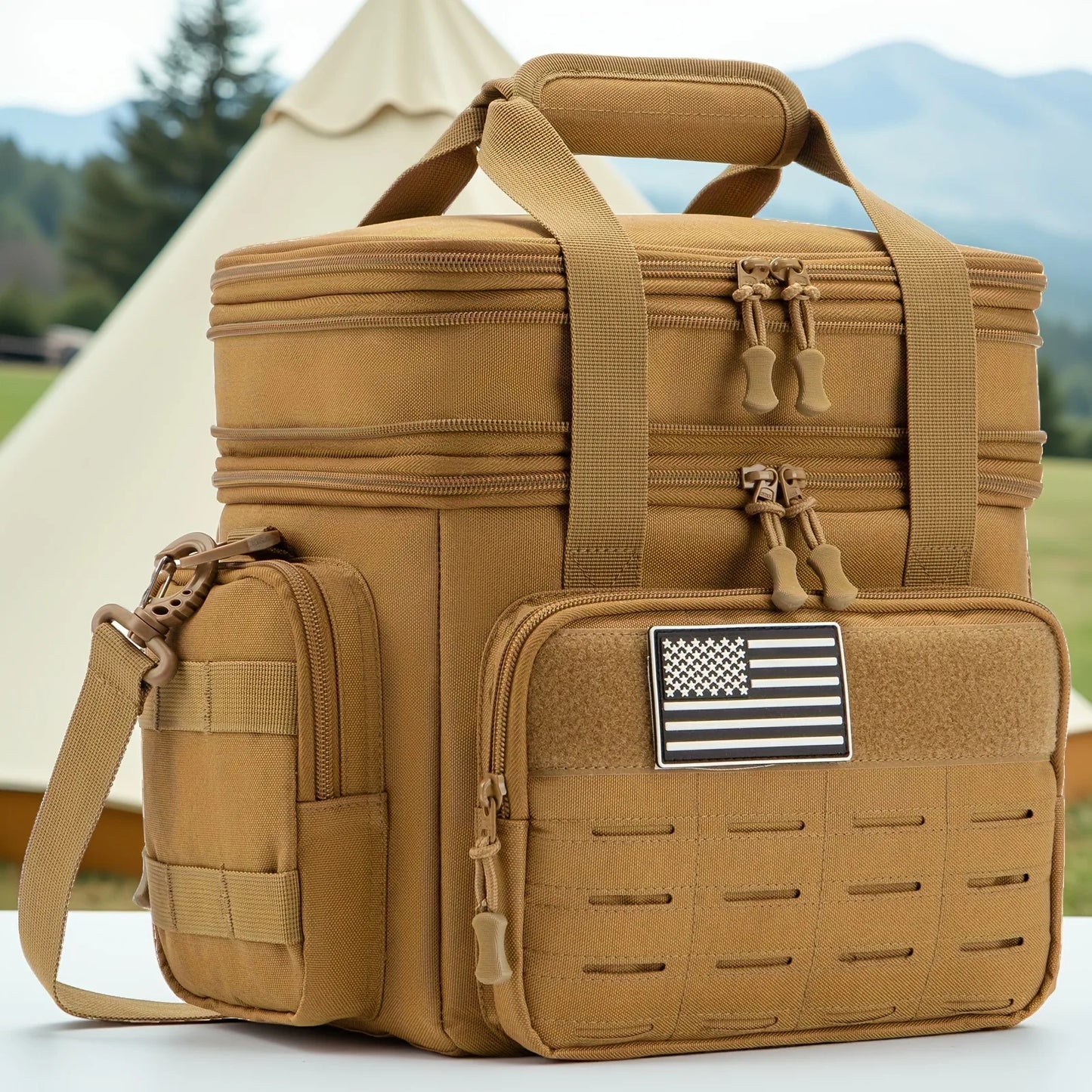 ReFire Gear Tactical Insulated Cooler Bag With Molle Straps