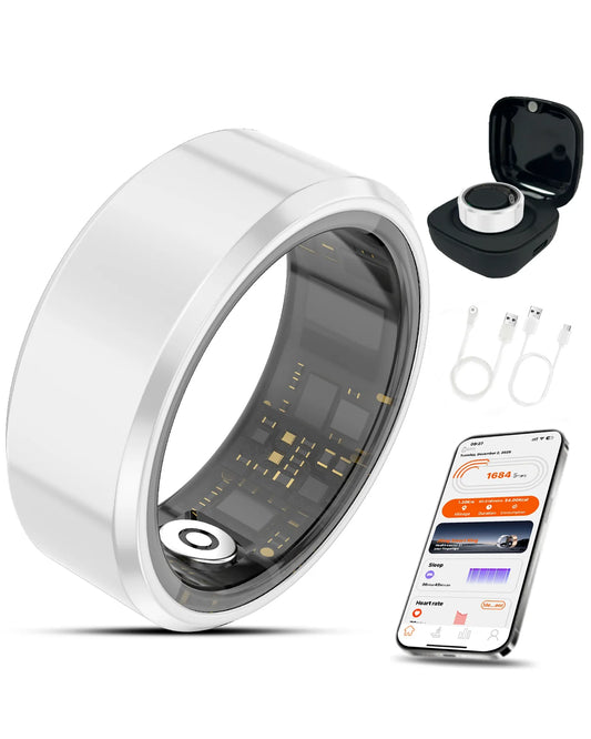 Casatelier Smart Ring With SpO2 Heart Rate And Sleep Tracking
