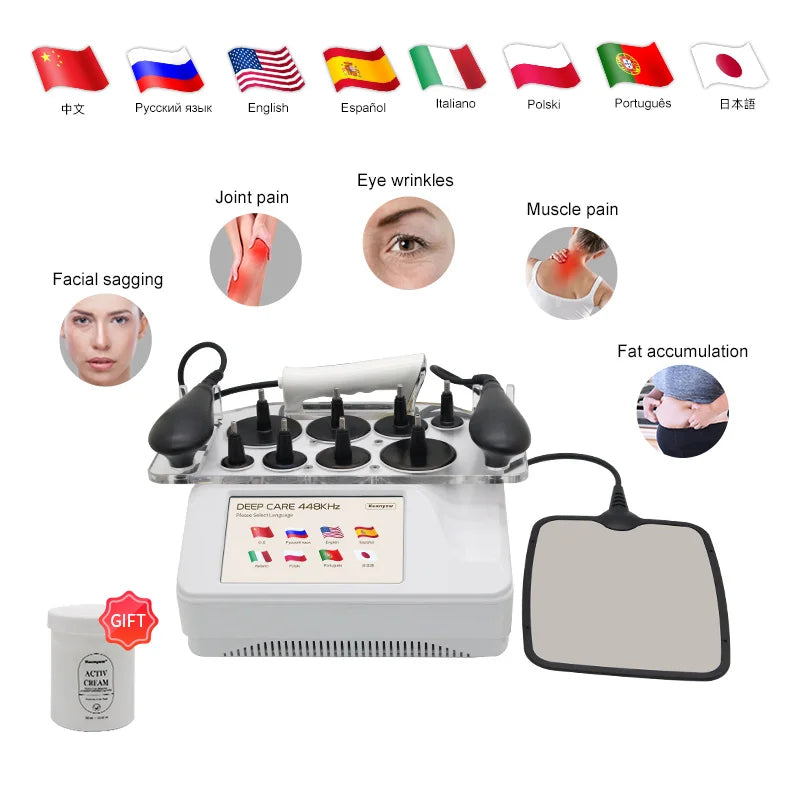 Kuanyew INDIBA Tecar RF Microcurrent Body Shaping Massager