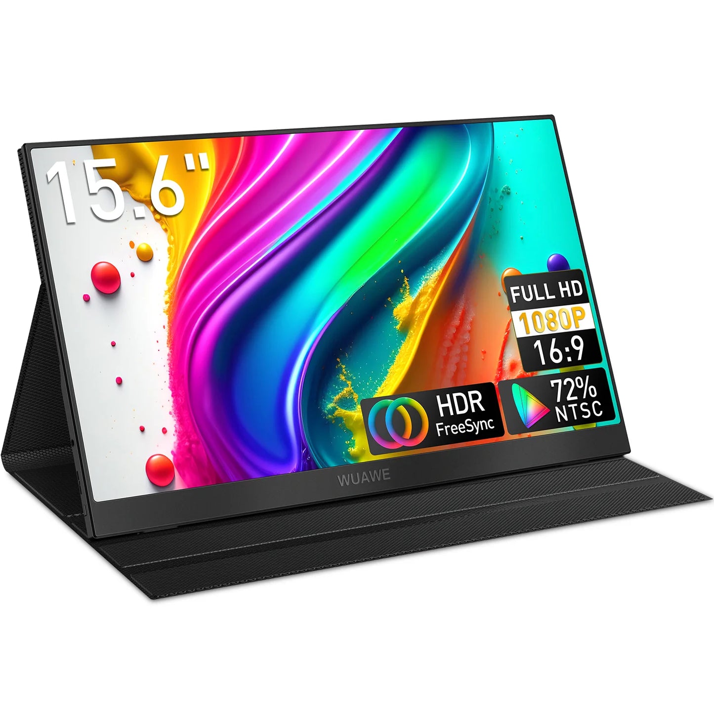 WUAWE Portable Laptop Monitor 1080P USB C HDMI HDR Travel Screen