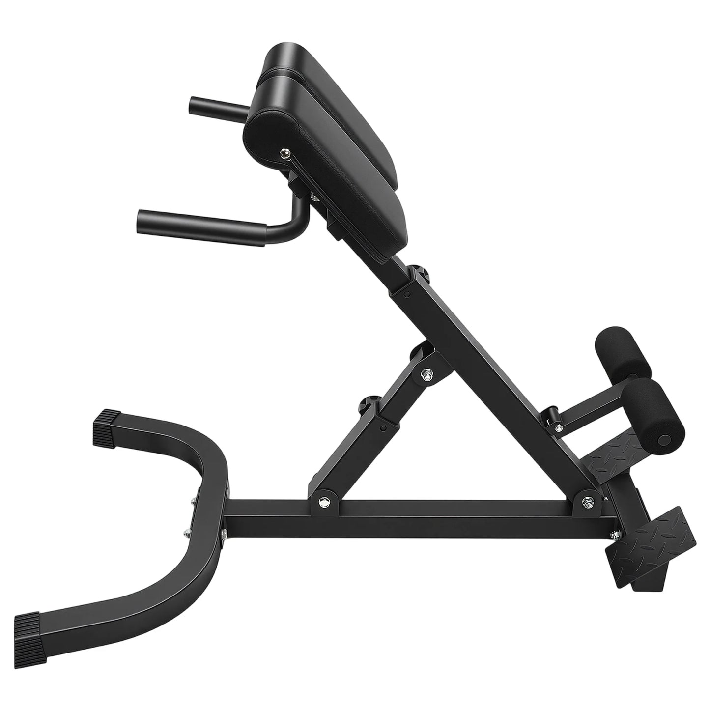 Foldable Roman Chair Adjustable Ab Bench For Home Gym