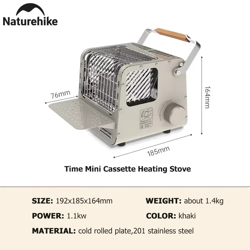 Naturehike Portable Camp Heater Space Stove for Indoor Outdoor Use