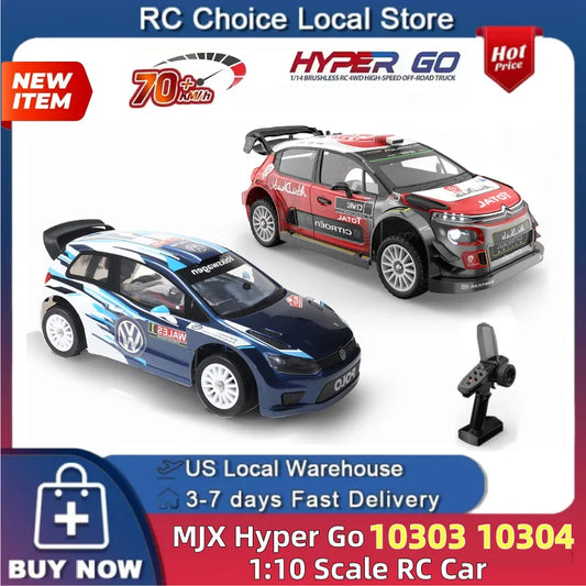 BEYONDSKY Hyper Go 1 To 10 Scale Brushless RC Car With 70 KMH Speed Off Road Drift For RC Hobbyists 2 4G Remote