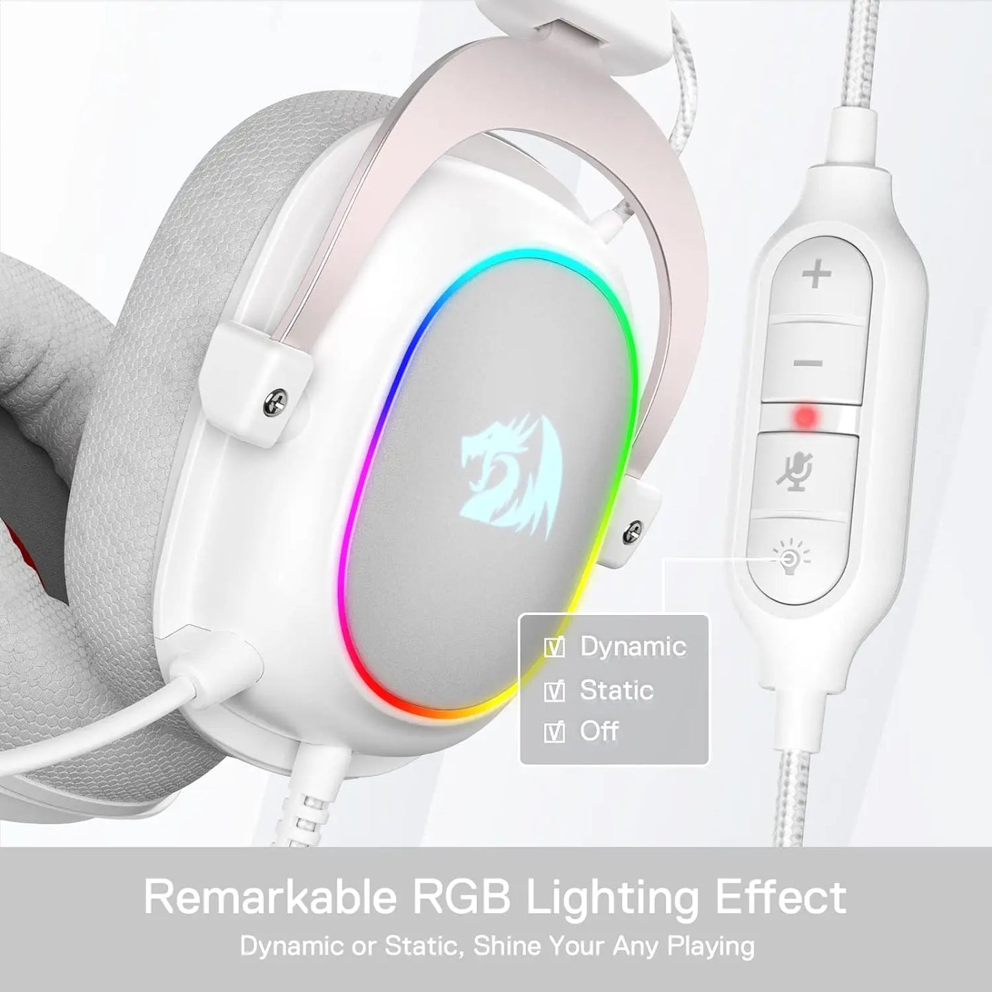 Redragon H510 Zeus X RGB Wired Gaming Headset Surround Sound