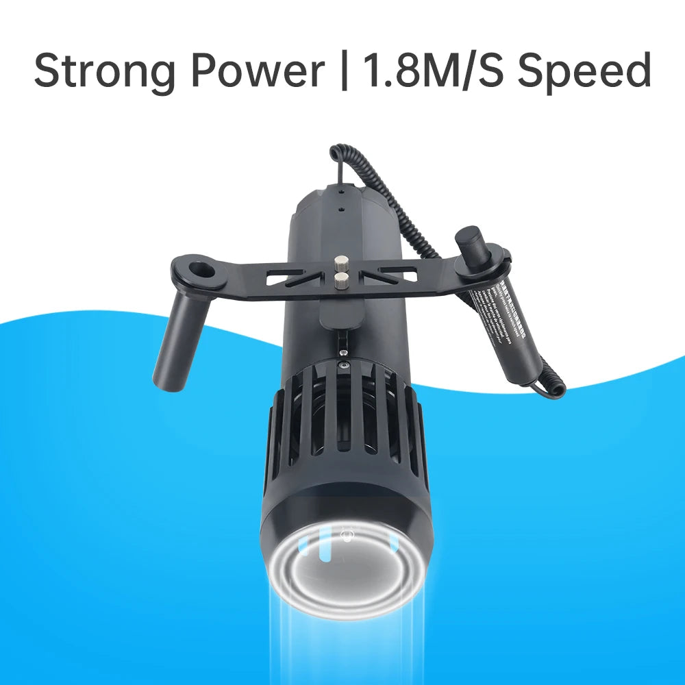 Dideep Underwater Scooter With Action Camera Mount, 2 Speed Modes, Rechargeable Sea Scooter For Divers