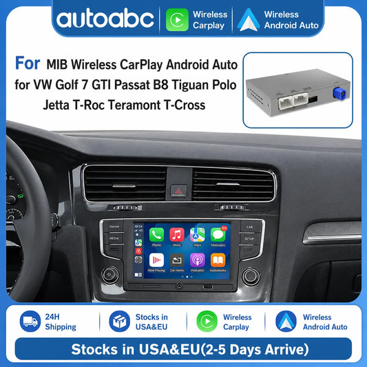 Autoabc Wireless Carplay Android Auto Module For Vw Volkswagen Skoda