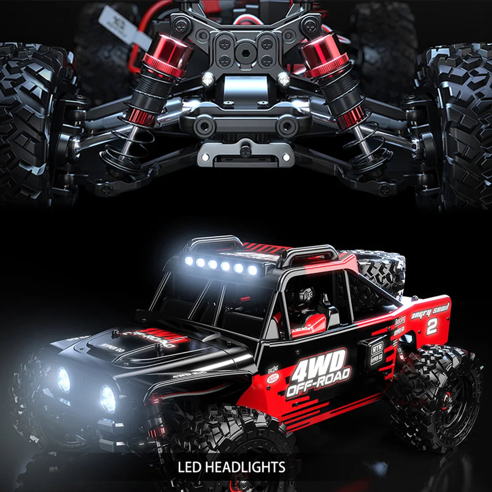 Jyscend Brushless RC Car 4WD Off Road Racing Truck 75kmh High Speed Remote Control for RC Hobbyists