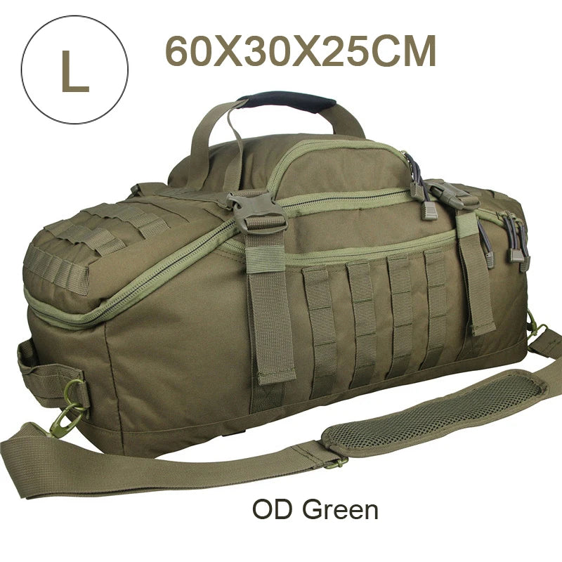 LQARMY Outdoor Tactical Backpack Molle Bag for Hiking Camping Travel