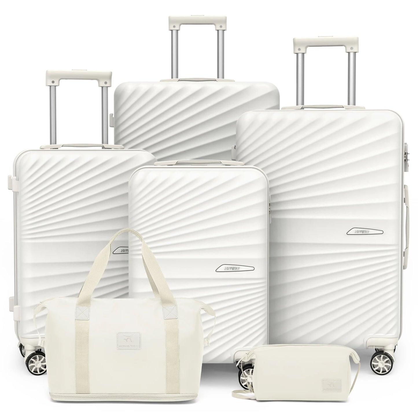 Joyway 6 Piece Travel Luggage Set with Expandable Spinner Wheels